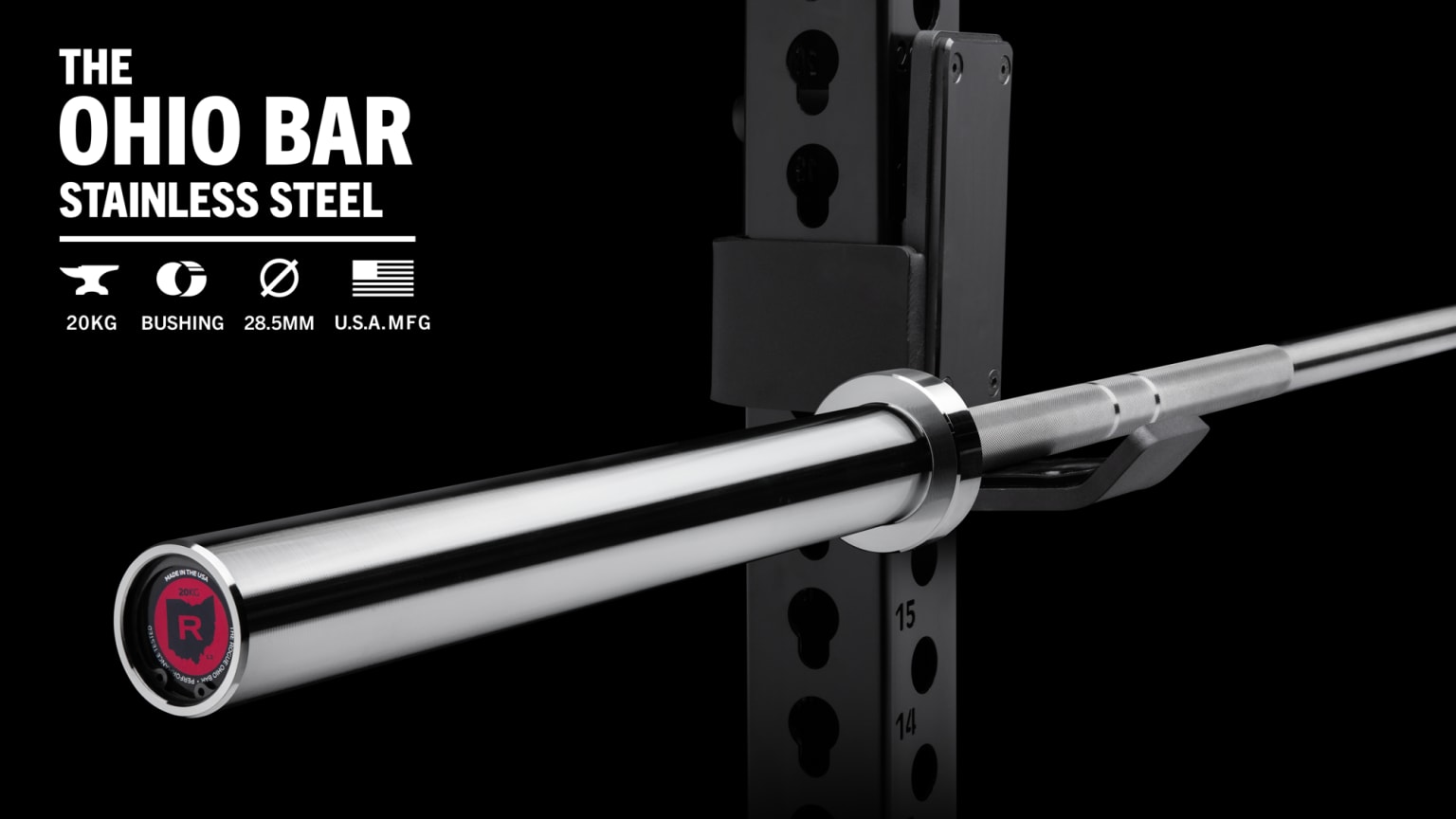 The Ohio Bar Stainless Steel Stainless Steel Rogue Fitness Australia